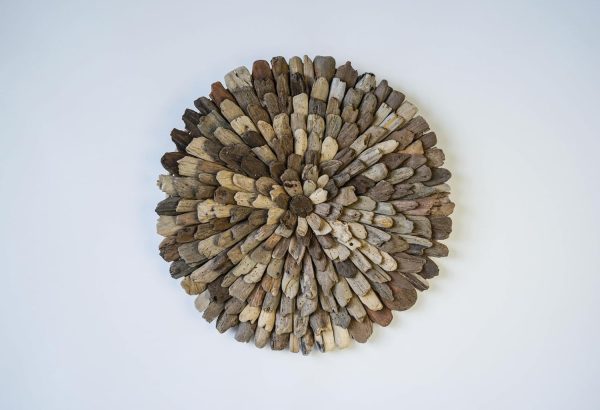 bulk purchase creative co-op round driftwood wall décor trade price