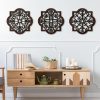 bulk purchase 3 pack rustic wood wall decor modern farmhouse geometric decor wall art farmhouse hanging decoration for living room bedroom home indoor outdoor office, 12 x 12 inch, brown trade price