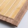 manufacturer direct idesign formbu bamboo mat rug runner for bathroom, kitchen, entryway, hallway, office, mudroom, 34" x 21", natural wood trade price