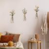 factory direct pigort 3 pieces metal flowers wall arts - rustic farmhouse decor beige minimalist flower wall decors for living room bathroom bedroom dining room-housewarming gifts (beige gold, vase-c) volume discount