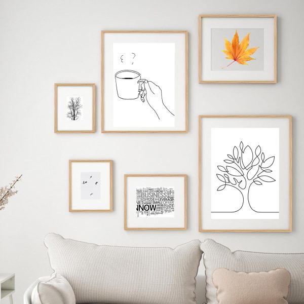 bulk purchase puthiac 11x14 oak wood picture frame - minimalist 11x14 frame wood for wall art decor, 11"x14" natural solid wood poster frames for wall art photo and prints(3 pack, beige) trade price