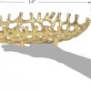 wholesale direct red co. 14” x 3” large decorative oval aluminum golden branch reef centerpiece tray bulk purchase at factory prices