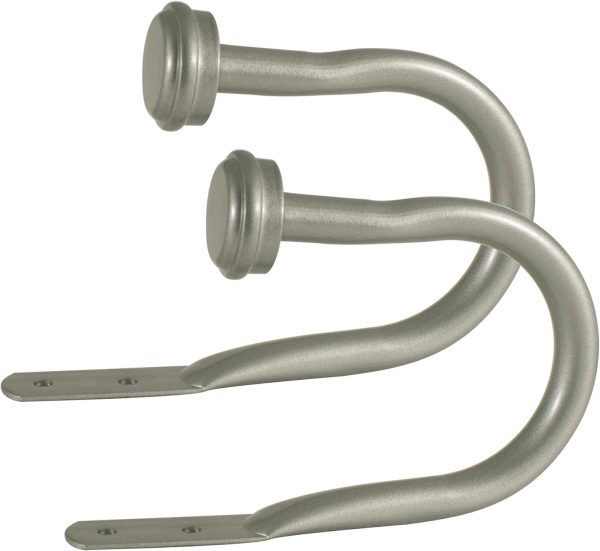 bulk purchase decopolitan cap curtain holdback, nickel factory discount