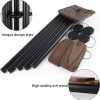 producer to buyer 48" large wind chimes for outside deep tone, wood wind chimes outdoor clearance, memorial gifts for mother's day and christmas, outdoor decor for garden, patio, yard(big wind chime, black) discounted pricing