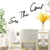 factory direct zzbakress see the good wall decor metal wall art see the good large living room wall decor black metal wall art for office modern signs for home wall decor (black, modern) volume discount