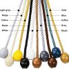 bulk purchase strong magnetic curtain tiebacks white 2 pack decorative tie backs outdoor curtain rope tiebacks elegant curtain holdbacks for drapes factory discount