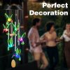 producer to buyer wind chimes,hummingbird solar wind chimes for outside,aluminum tubes memorial wind bell for garden/patio decor thanksgiving gifts for mom, wife, grandma neighbors(25 inch deep tone) discounted pricing