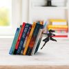 supplier direct artori design book ends to hold books heavy duty - hidden metal bookends for shelves desk or countertop - bookend book holder for home decorative - gift for book end lovers and home décor (supergal) wholesale prices