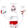 oem/odm services meant2tobe | milk carton vase - juice box planter design flower vase - cool lemon fruit home vase - a unique and artistic flower vase for small bunches - 2.7lx2.7wx9.75h in - red affordable bulk deals