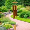 producer to buyer bamboo wind chimes outdoor,wooden wind chimes with melody deep tone,30" classic zen garden windchime for relaxation, grace.home décor for patio, garden or indoor discounted pricing