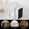 supplier direct 2pcsmetal book ends book ends decorative bookends book ends for shelves book holder (black) wholesale prices