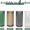 oem/odm services flower vase 7.6 inch green thickened glass vase for lego flowers,bookshelf,dinner table,office desktop,meeting room,bathroom,countertop,home christmas day decoration affordable bulk deals