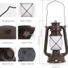 custom wholesale 2 pack vintage lantern flickering flame rechargeable led retro camping lights 4 modes remote control battery powered outdoor lamp hanging lanterns oem/odm services