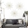 factory direct zexuiru 3 set gold metal jeweled wall art bling crystal home décor star sun rhinestone wall hanging diamond accents volume discount
