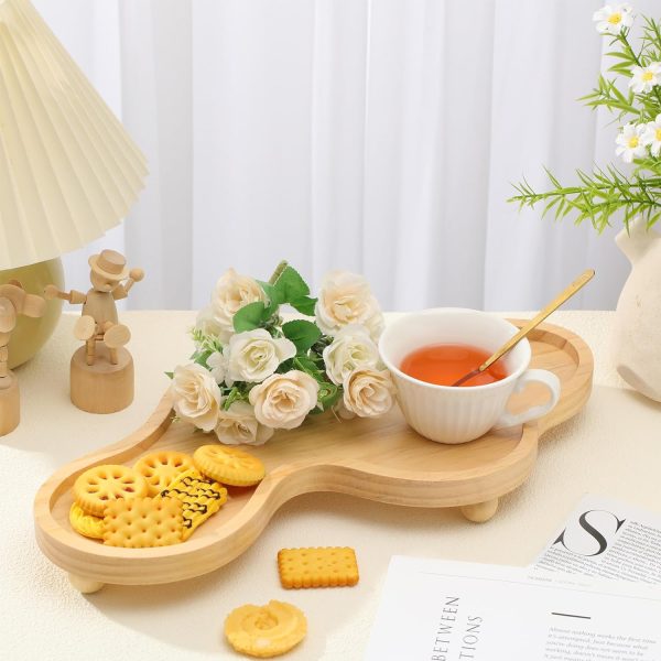 wholesale direct uiifan cloud tray wood tray perfume tray irregular jewelry tray decorative tray wood trays home decor cloud display tray christmas birthday gift(wood color) bulk purchase at factory prices