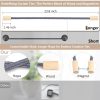 bulk purchase wooden magnetic curtain tiebacks 4 pcak, curtain tie backs for curtain holders for wall, curtain pull backs, curtain ties for drapes dark grey factory discount