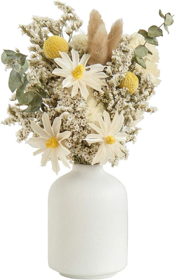 oem/odm services ceramic vase for home decor,ceramic vase, dried flower vase, living room decoration, flower arrangement decoration shooting props(white) affordable bulk deals