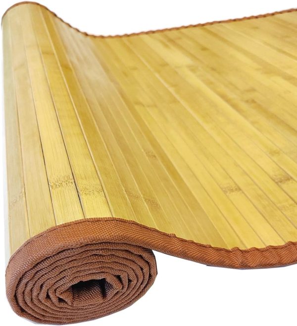 manufacturer direct hjjkkh area rug non-slip roll runner 118x23.6inches, non-skid floor mat for living room, indoor outdoor patio kitchen carpet rayon derived from bamboo trade price