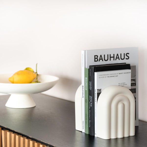 supplier direct kivy concrete book ends for shelves - heavy book ends - decorative bookends for heavy books - decorative book ends - book stopper - book holders for shelves - boho bookends - white bookends set of 2 wholesale prices