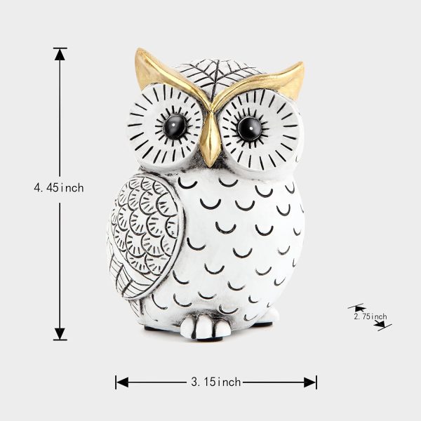 dropship from factory owl statue for home decor accents,owl decor for bookshelf bedroom living room office table desk mantle tv stand boho decoration,modern shelf decor accents animal sculptures for birds lovers,owls gift mass production supply