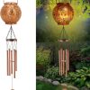 producer to buyer astarin 35“ sun and moon solar wind chimes for outside hanging led solar lights outdoor garden lantern decorative as gift for women mom grandma best friends' birthday gift discounted pricing
