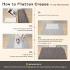 global sourcing villsure door mat, front doormats, non-slip entryway mats resist dirt, washable low pile floor door mats for home, entrance, inside, patio, grey, 19.5"x31" oem/odm services