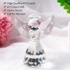 dropship from factory longwin crystal angel figurine christmas decorative clear glass home decor ornaments collecible gift idea mass production supply