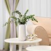 oem/odm services christmas vase decor, 9 inch white ceramic vase, flower vase modern, boho vases for pampas grass home decor, decorative white vases for flowers mantel, living room, off-white affordable bulk deals