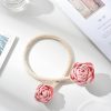 bulk purchase suq i ome 2 pieces of handmade artificial flower curtain holdbacks clips window drape twist tie backs for women, girls bedroom decorative draperies holdbacks (pink) factory discount