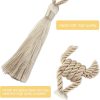 bulk purchase fenghuangwu curtain tiebacks tassel tie-backs, rope curtain tie backs handmade curtain holdbacks made from polyester 2 pack - beige factory discount