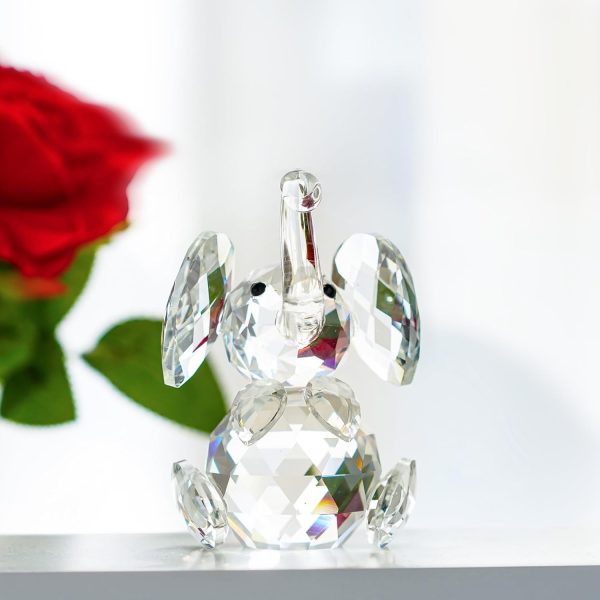 dropship from factory h&d crystal cute elephant figurine collection cut glass ornament statue animal collectible mass production supply