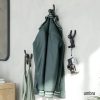 competitive pricing umbra buddy wall hooks – decorative wall mounted coat hooks for hanging coats, scarves, bags, purses, backpacks, towels and more, set of 3, black one-stop wholesale