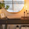 wholesale direct hanobe decorative wood dough bowl: long wooden centerpiece table decorations natural candle holder tray decor rustic unfinished trough centerpieces for dining room kitchen, white bulk purchase at factory prices