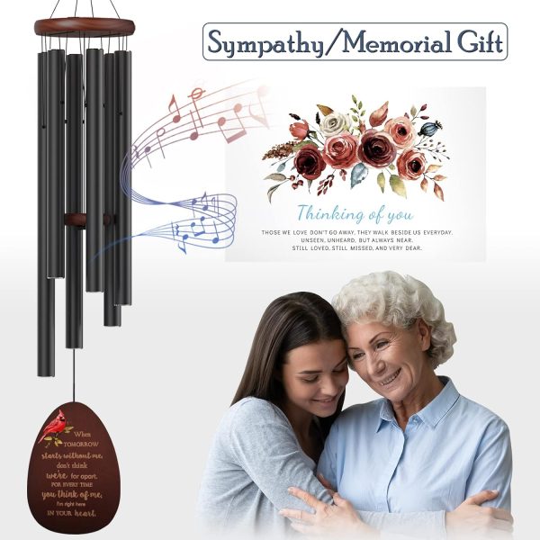 producer to buyer memorial wind chimes for outside,cardinal wind chimes sympathy wind chime for loss of loved one,like mother & father,cardinal gifts & sympathy gift for bereavement,condolence,funeral discounted pricing