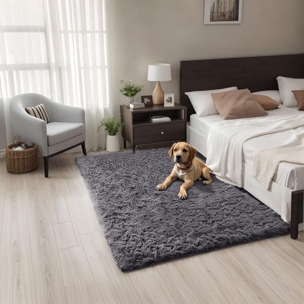 global sourcing poboton small throw rugs for bedroom, 3x5 non slip mini area rug, fluffy washable rug, affordable fluffy grey carpet, door entryway indoor inside front entrance dog mat, home decor aesthetic, nursery oem/odm services