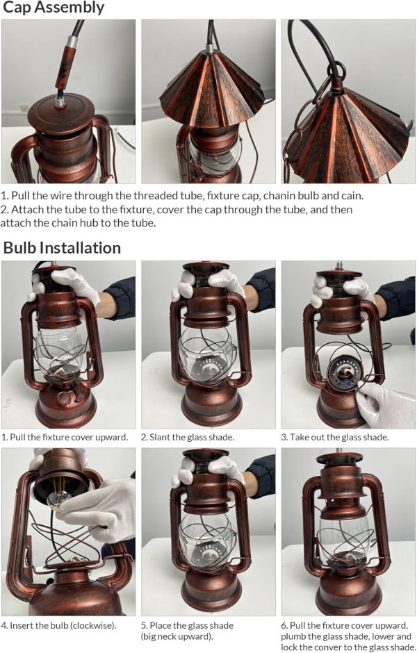 custom wholesale noxarte vintage pendant light lantern ceiling light fixture with glass shade adjustable chain for kitchen island farmhouse loft porch width 7 inch x height 15 inch oem/odm services