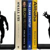 supplier direct superhero bookends | decorative bookends for shelves | non-skid book holders for shelves, table | unique home/office decor | heavy bookends| metal book ends| 7x5.5x4 inches each wholesale prices