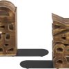 supplier direct mygift rustic burnt wood decorative bookends with read and pray carved block words, home office children's library book stand, 1 pair wholesale prices