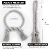 bulk purchase deconovo curtain tiebacks cotton rope for curtain drapes for home outdoor decor, decorative elegant curtain holdbacks, 2 pcs, grey factory discount