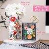 oem/odm services steel mill & co original book-shaped decorative vase, ceramic vases for home decor, cute bookshelf decor, unique vase for book lovers (small - secret garden) affordable bulk deals