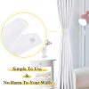 bulk purchase nicetown strong magnetic curtain tiebacks - modern simple style curtain ties backs holdbacks holders for indoor/outdoor curtains (white, 18.5 x 4 inches, set of 4) factory discount