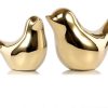 dropship from factory fantesticryan small birds statues gold home decor modern style figurine decorative ornaments for living room, bedroom, office desktop, cabinets mass production supply