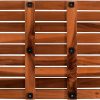 manufacturer direct utoplike (24"x18") teak wood bath mat, shower mat for bathroom, wooden floor mat square large for spa home or outdoor trade price