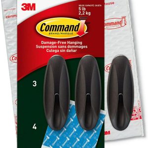 competitive pricing command outdoor large bronze hooks, holds up to 5 lb, 3 hooks and 4 command strips, damage free hanging wall hooks for hanging christmas decorations with weather resistant strips one-stop wholesale