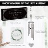 producer to buyer angel memorial wind chimes for loss of loved one - 34" large sympathy wind chimes, memorial gifts for loss of loved one mother father husband bereavement wind chimes for outside deep tone discounted pricing