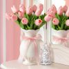 oem/odm services cute vase - aesthetic flower vase - coquette bow vase - cute flower vase - bow decor bedroom - bow room decor - coquette room decor - pink bow decor - room decor coquette affordable bulk deals