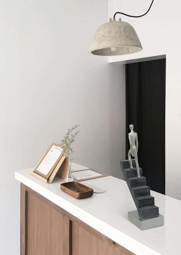 dropship from factory modern desk decor 'top of the rock' - abstract sculpture 11" as motivation - modern home decor figure made of marble resin - aesthetic statue for living room & office décor as a gift mass production supply