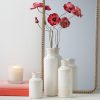 oem/odm services sullivans white ceramic vase set, farmhouse decor, home decorative vase, vases for your kitchen, bedroom, office, living room, bathroom, & shelf centerpiece table decorations (cm2333) affordable bulk deals