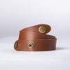 bulk purchase pu leather curtain tie backs, ring clips curtain buckle for window draperies of home hotel curtain holders, rope decoration creative curtains buckle modern minimalist set of 2 (light brown) factory discount