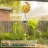 producer to buyer jyps sun moon solar wind chimes for outside crackle glass ball waterproof wind chimes outdoor clearance deep tone garden decor birthday unique gifts for women mom grandma windchimes gardening discounted pricing